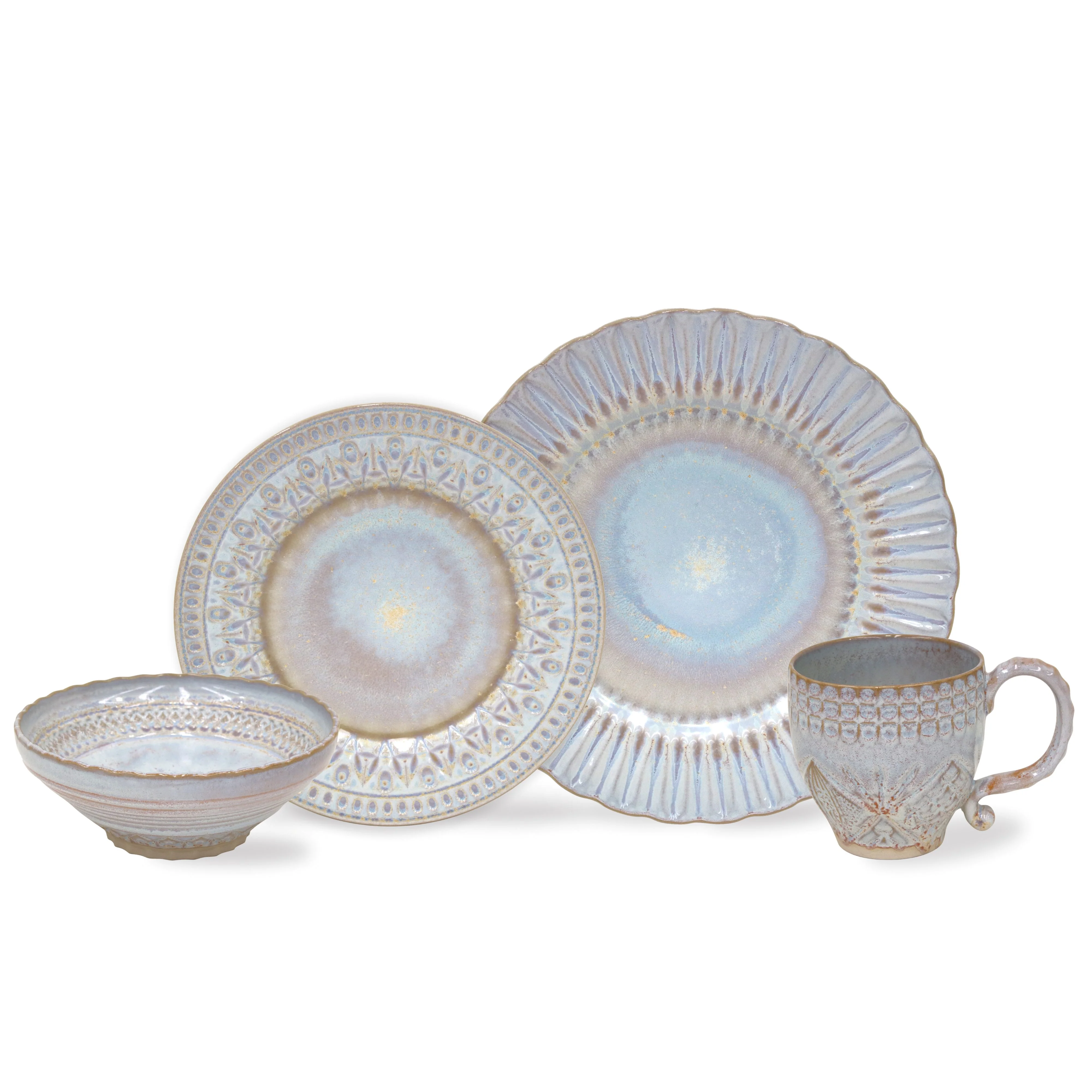 4-Piece Dinnerware Set Cristal