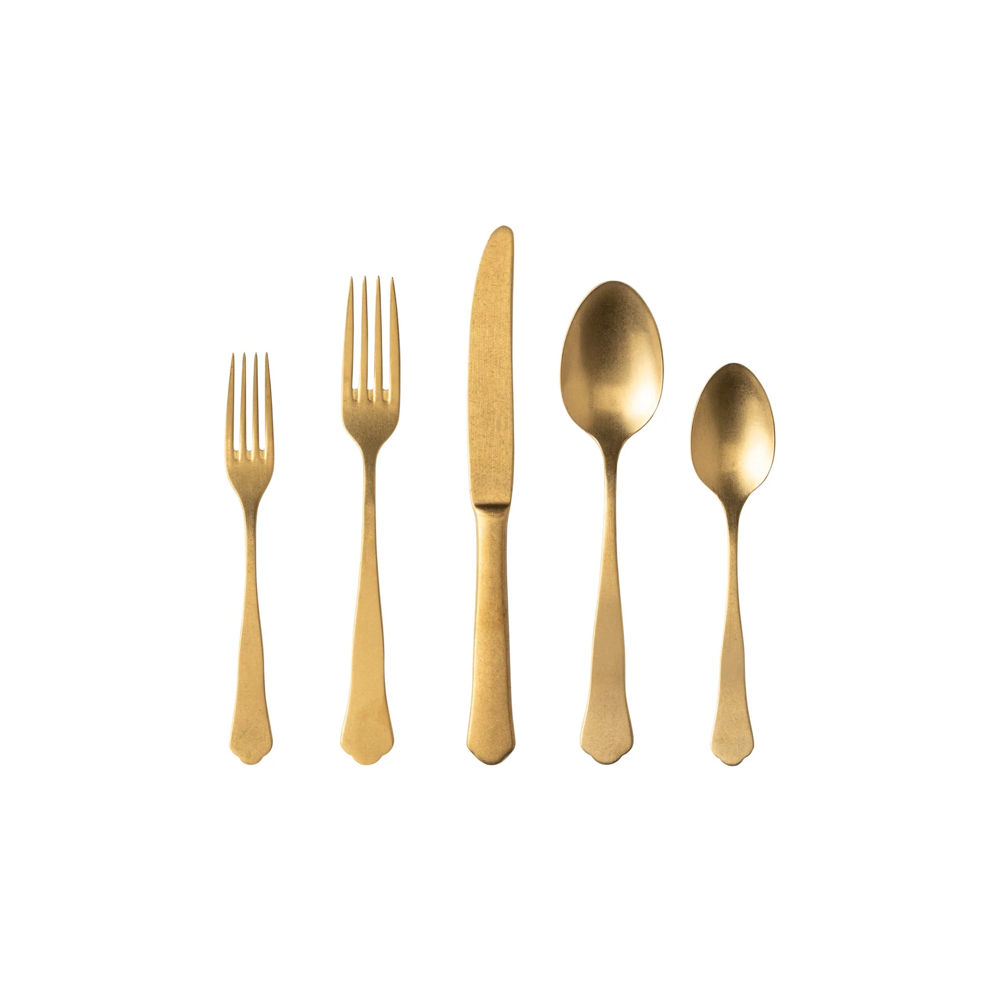 Flatware 5 Pieces Set Prado, 12 Sets (for 12 people)
