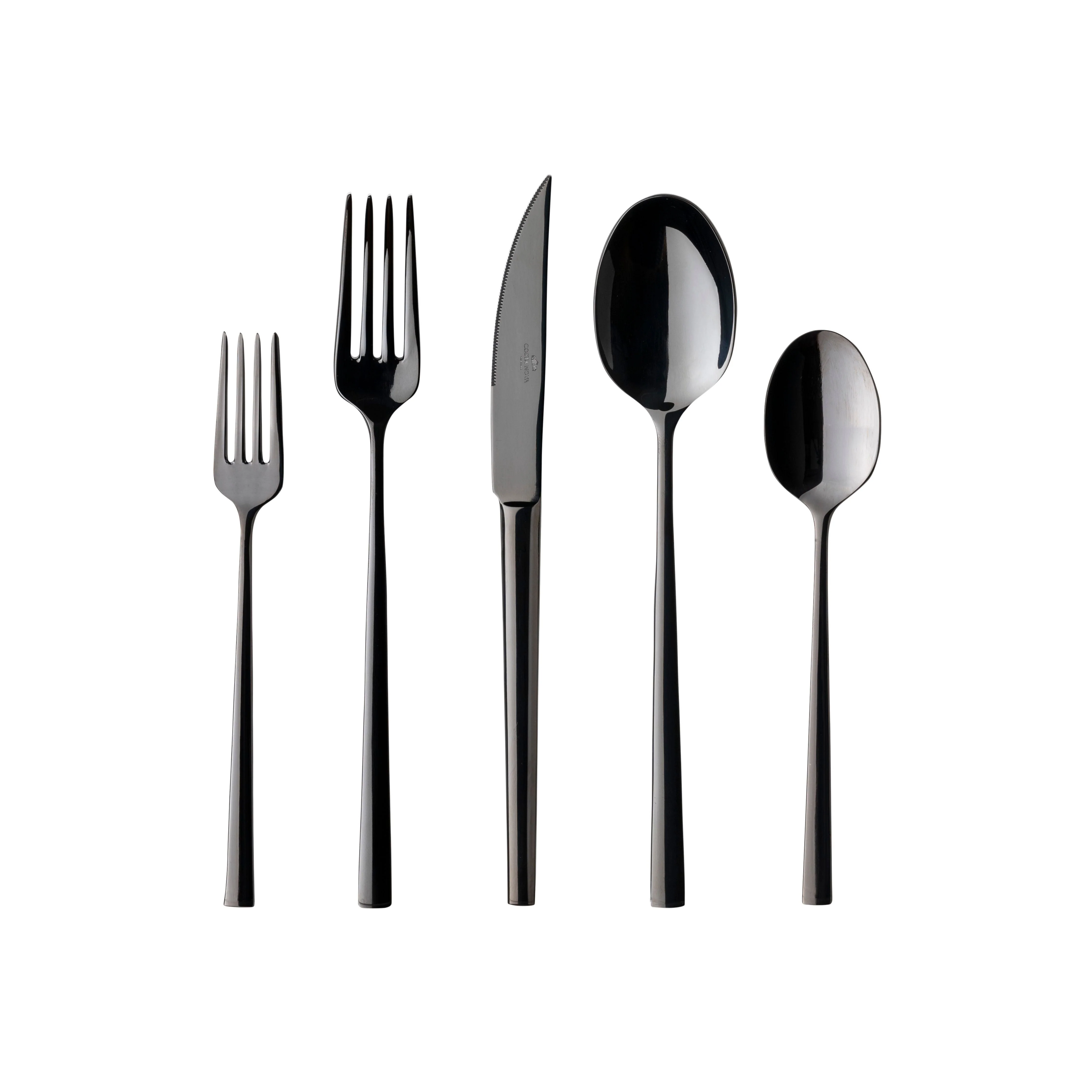 Flatware 5 Pieces Vela, 12 Sets (for 12 people)
