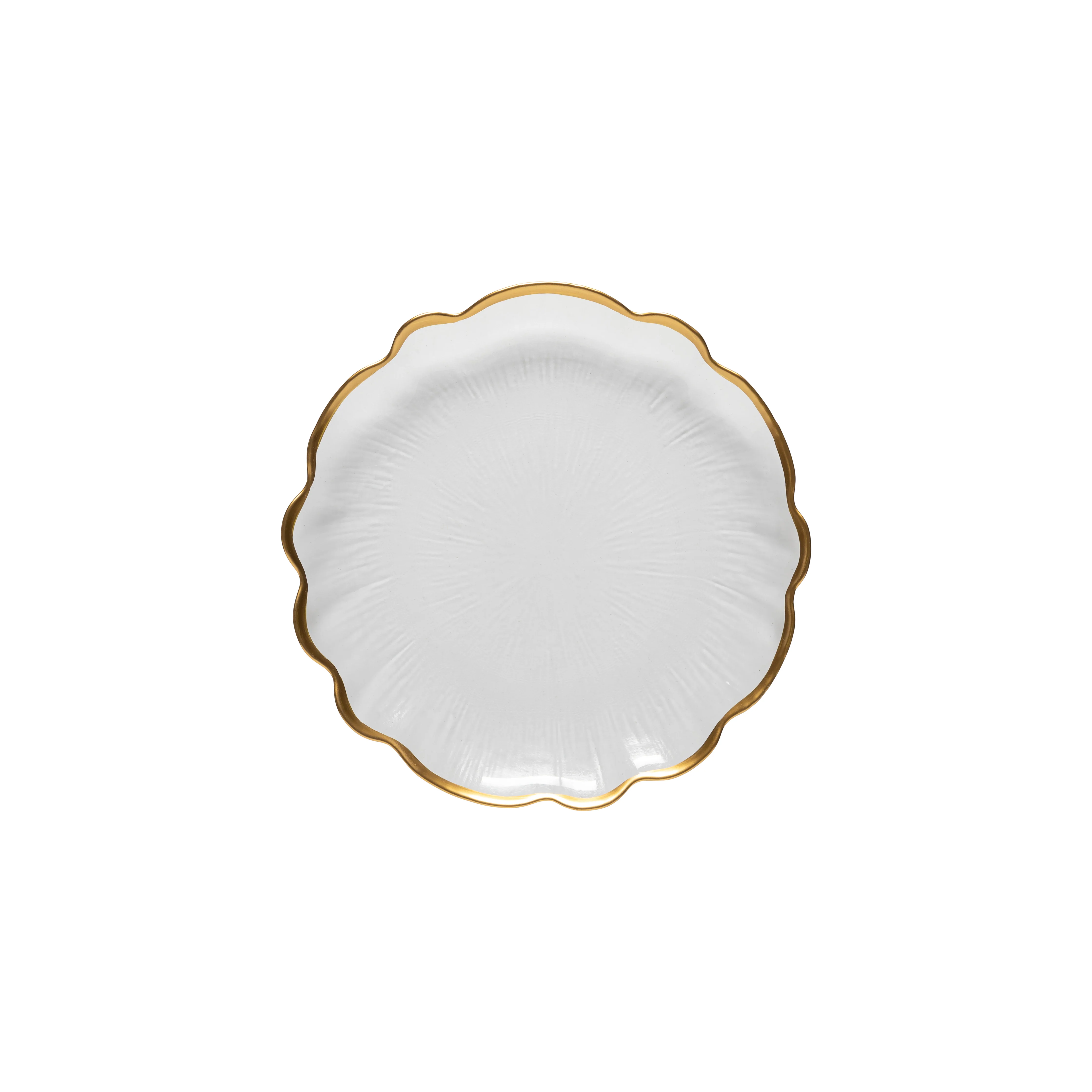 Glass Rimmed Salad/Dessert Plate Francesca by Casafina