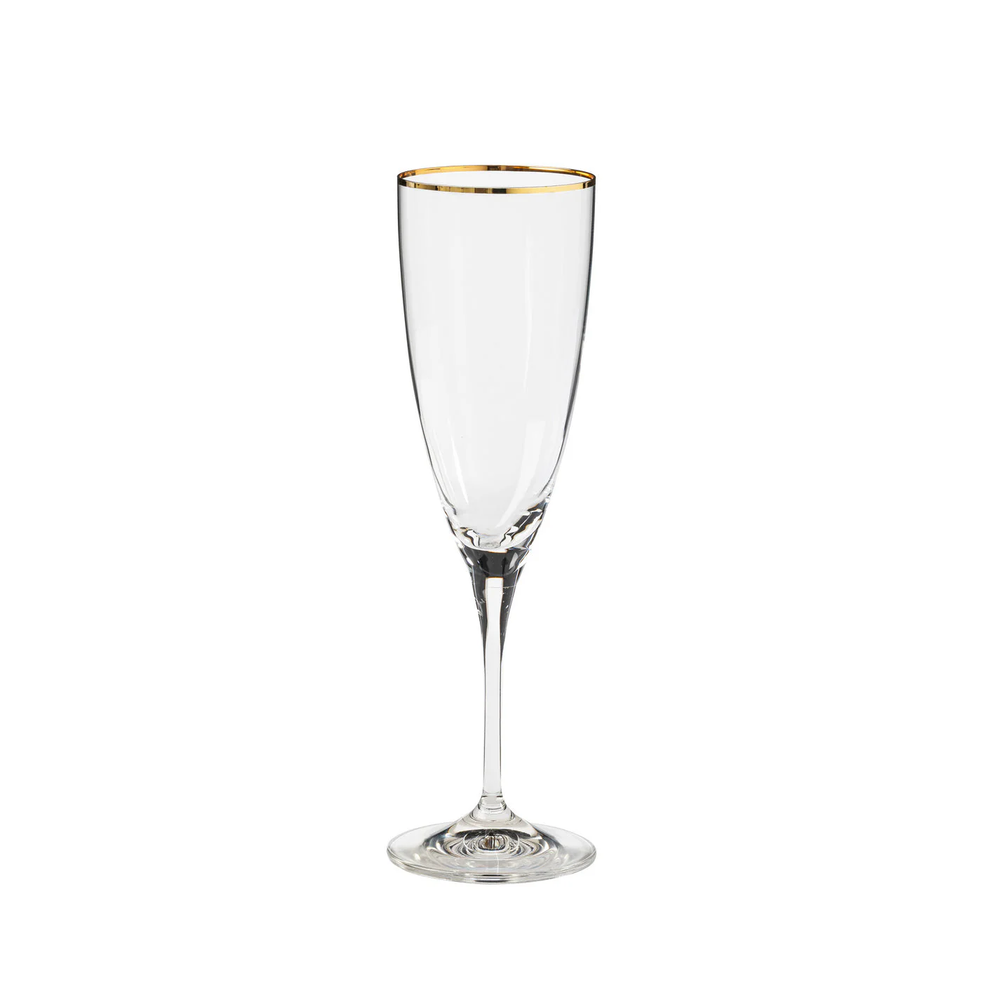 Set 6 Flutes Gold Rim Sens, Casafina by COSTA NOVA