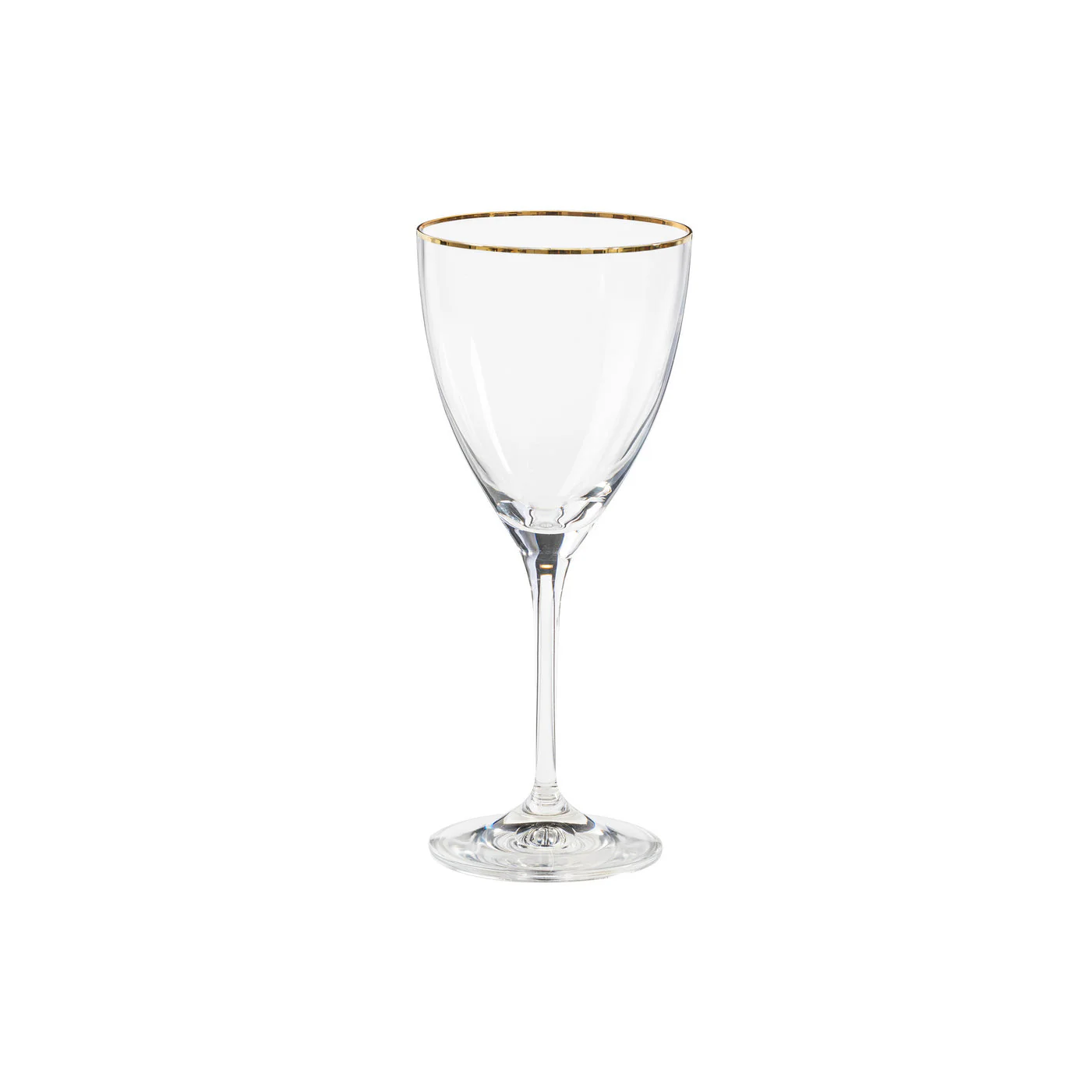 Set 6 Wine Glasses Gold Rim Sens, Casafina by COSTA NOVA