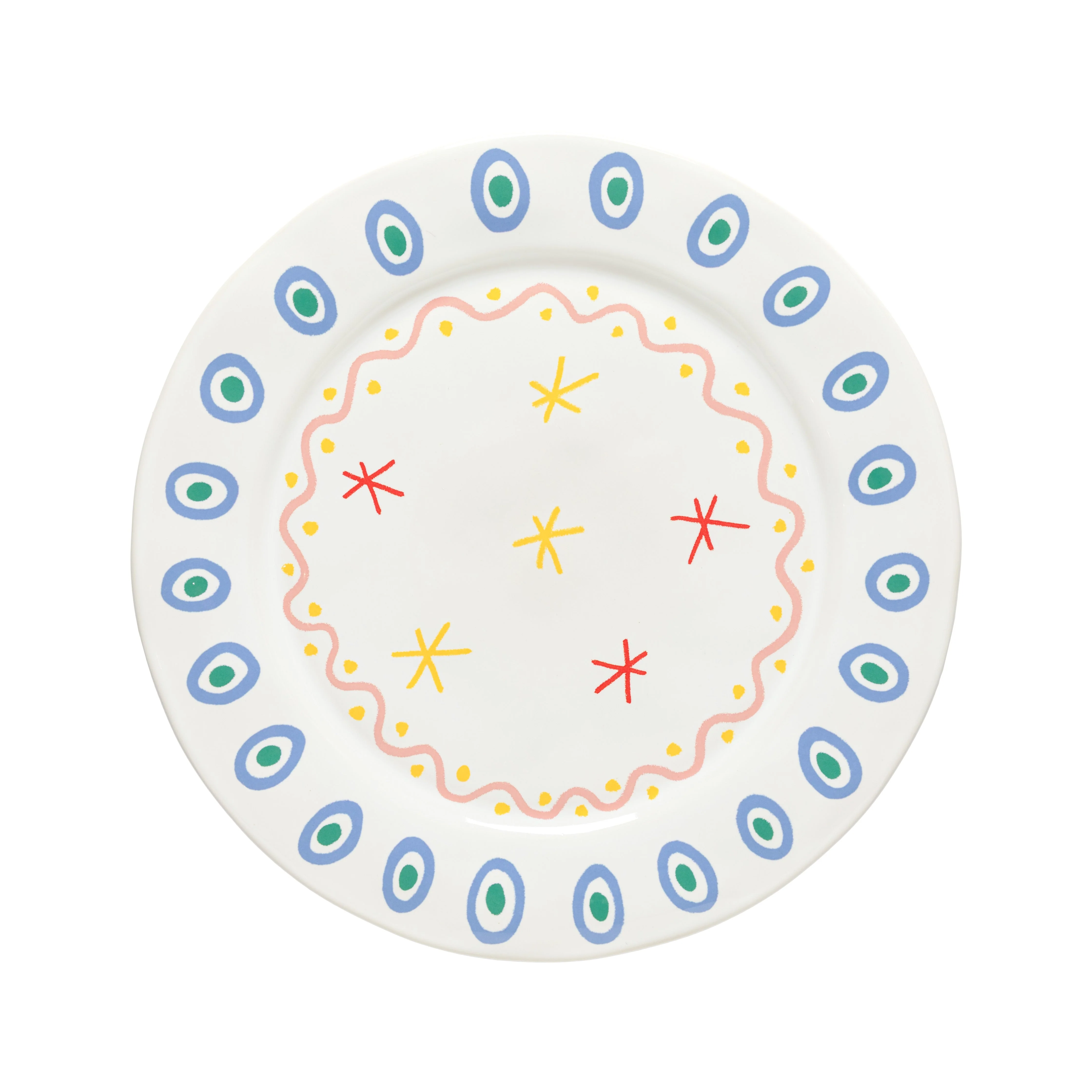 Set of 6 Charger Plate/Platter Summer Bliss