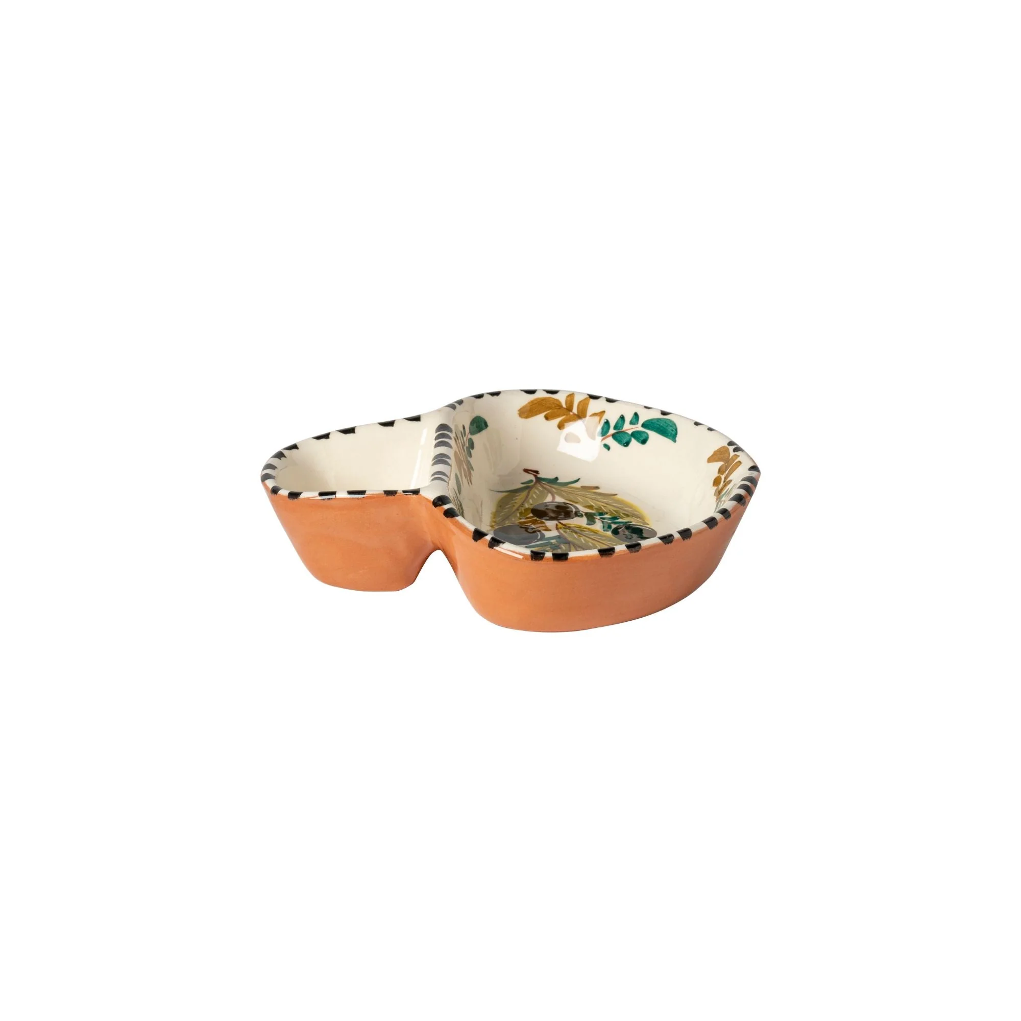 Set of 6 Large Olive Dish Alentejo Terracotta, Casafina by COSTA NOVA