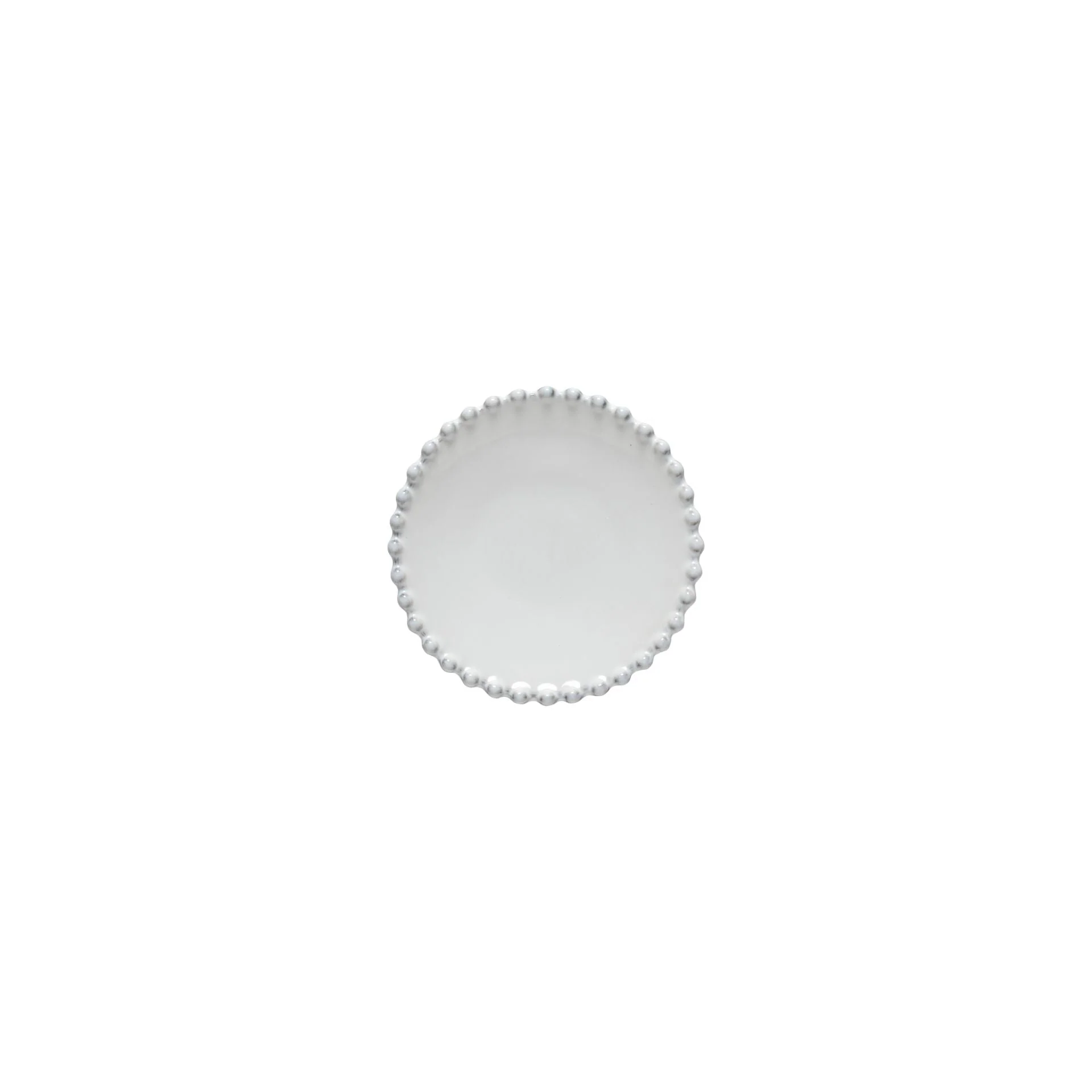 Set of 6 Mini Appetizer Plate Pearl