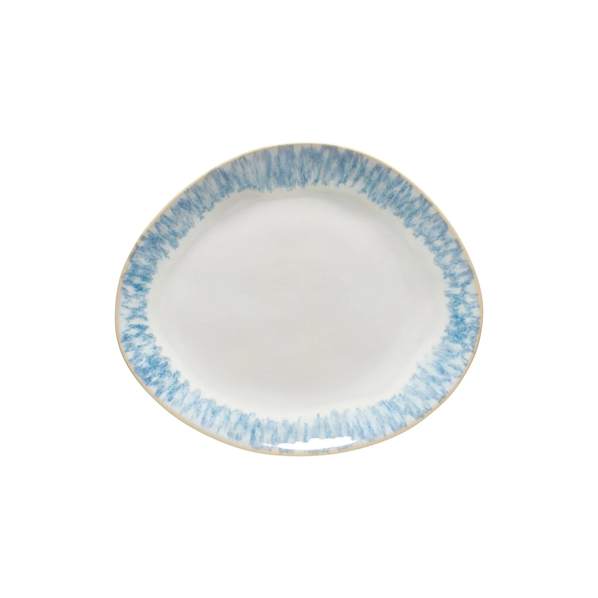 Set of 6 Oval Dinner Plate/Platter Brisa
