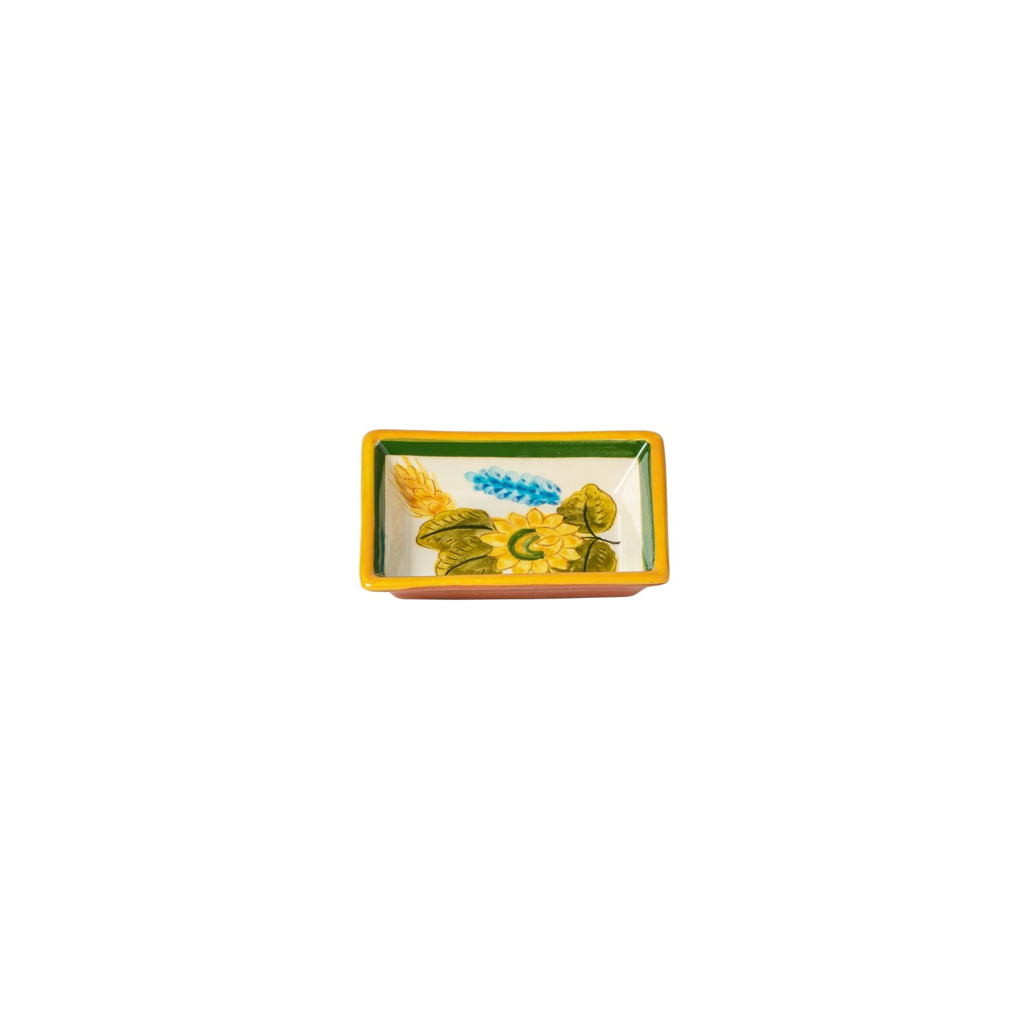 Set of 6 Rectangular Dipping Plate Alentejo Terracotta, Casafina by COSTA NOVA