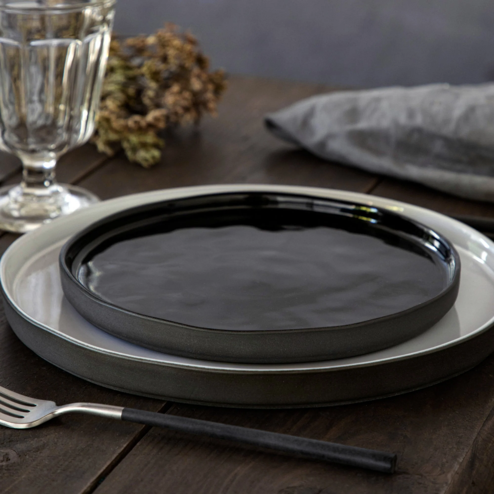 Set of 6 Salad/Dessert Plate Lagoa Ecogres