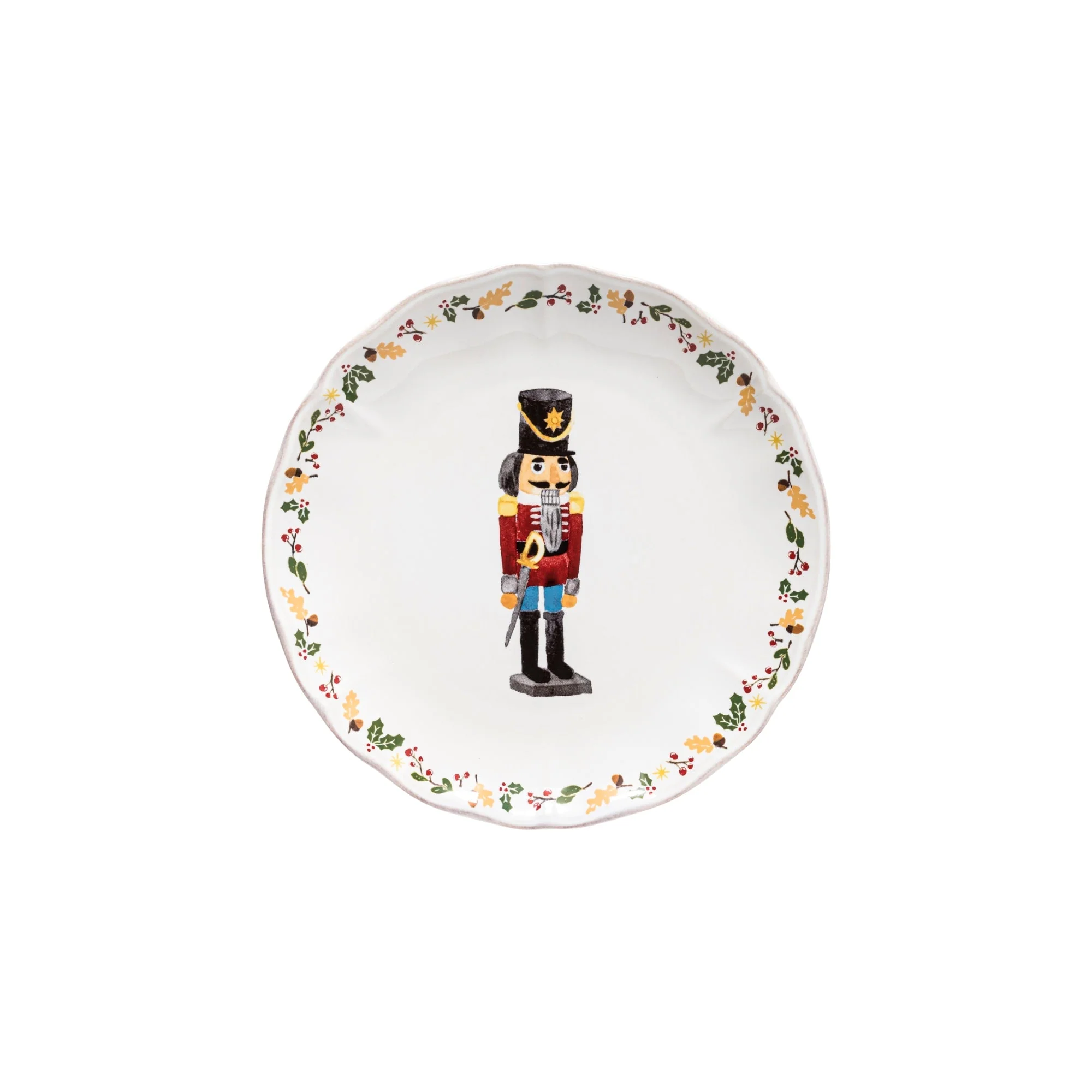 Set of 6 Salad/Dessert Plate Nutcracker The Nutcracker, Casafina by COSTA NOVA