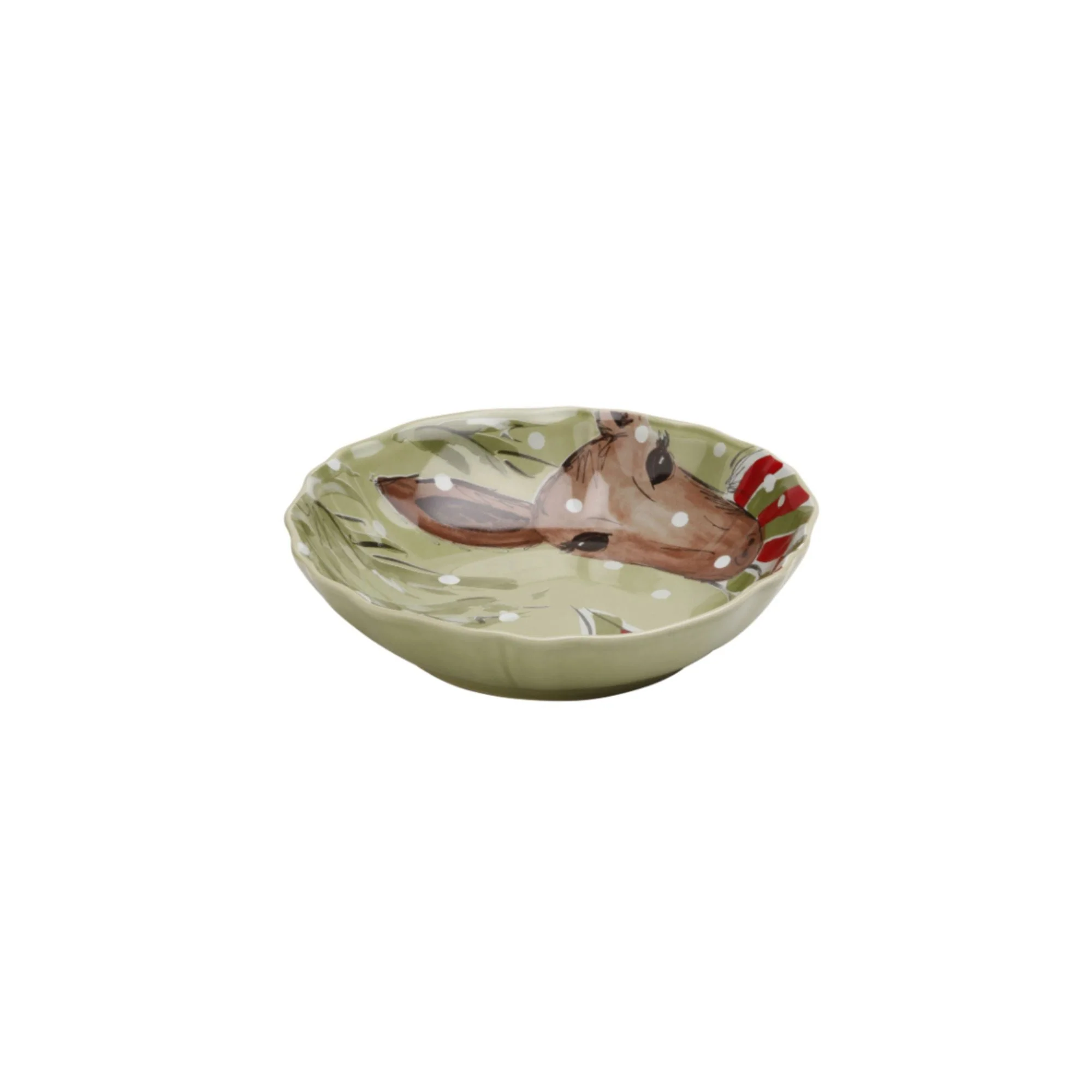 Set of 6 Soup/Pasta Bowl Deer Friends, Casafina by COSTA NOVA