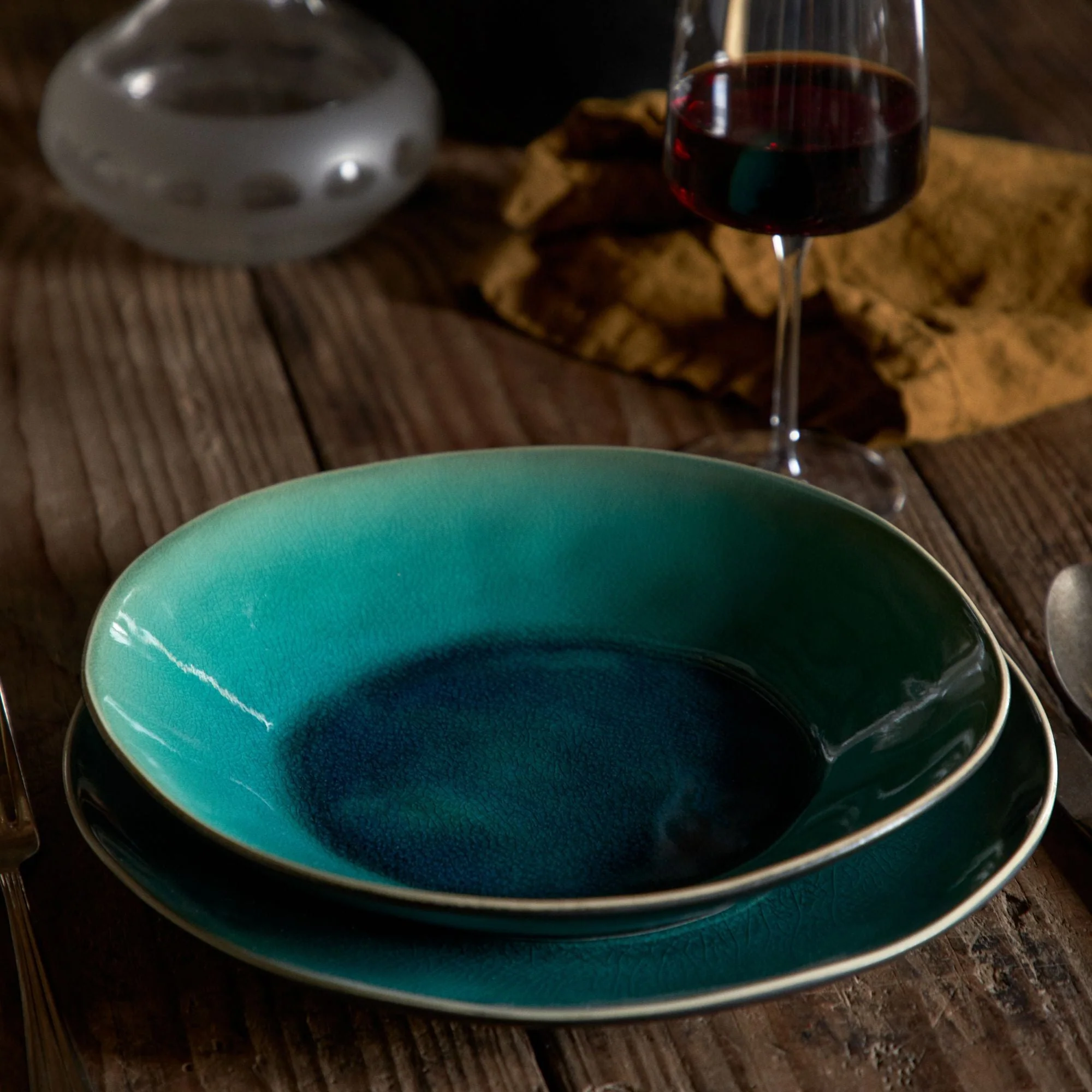 Set of 6 Soup/Pasta Plate Riviera